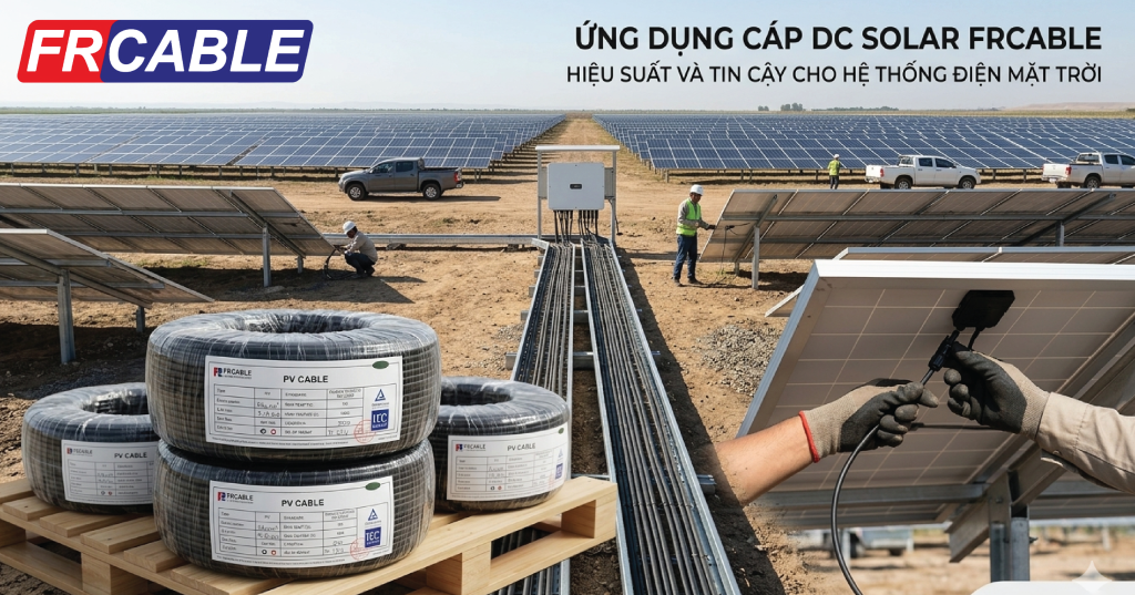 cuộn cáp PV 4.0mm2 màu đỏ và đen