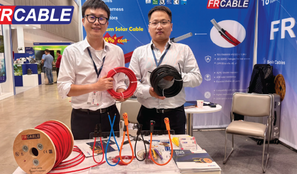 Dây cáp năng lượng mặt trời Fr Cable triển lãm tại Trung Quốc