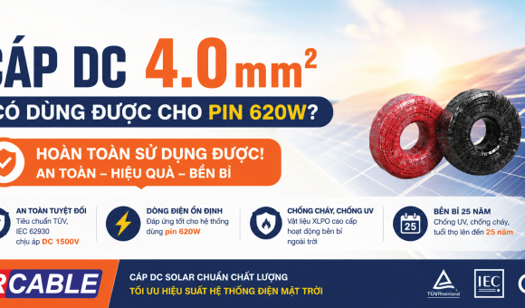 Cáp DC 4.0mm²